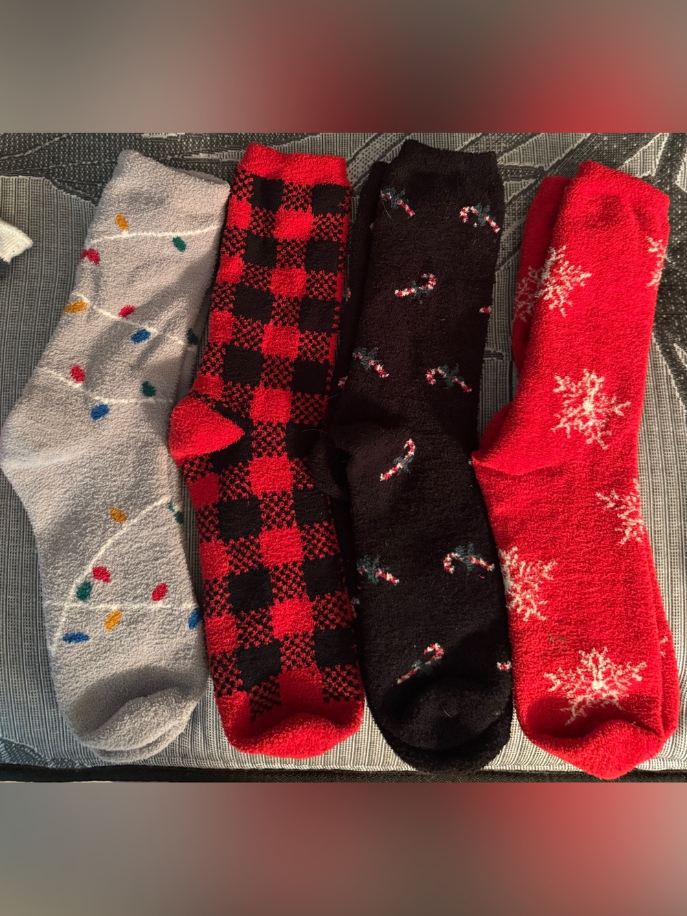 Cozy Holiday Fuzzy Socks - Assorted Colors
